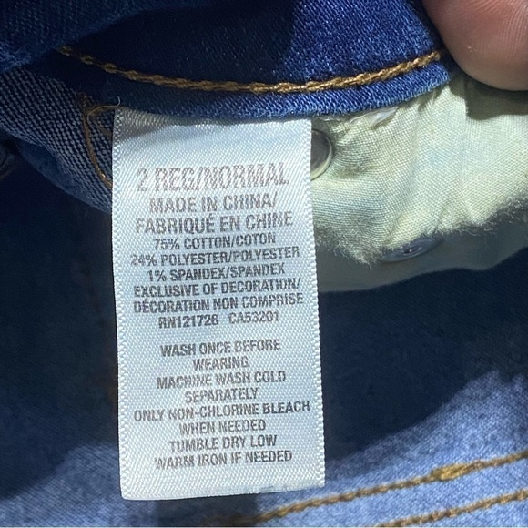 Aeropostale Jeggings Jeans Women’s 2R Dark Blue Mid Rise Stretch Casual Denim - Picture 6 of 12